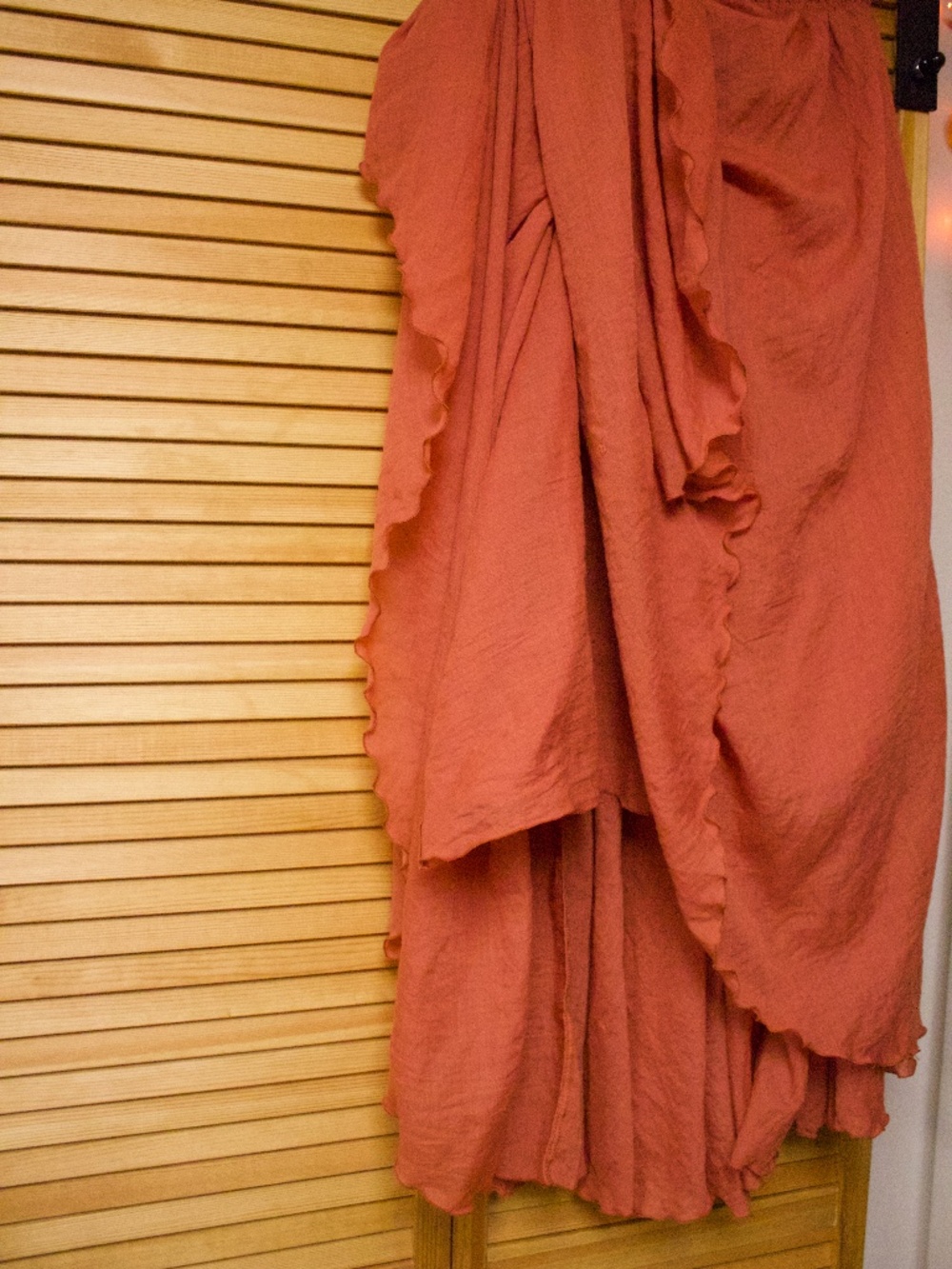 LONG RUFFLE SKIRT - Picture 4 of 7